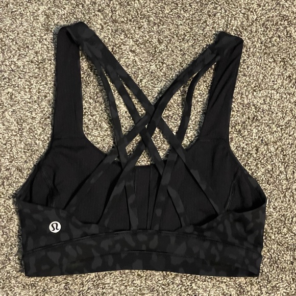 Lululemon Free To Be Serene Bra • Formation Camo Deep Coal Multi • Size 2 - Picture 2 of 7